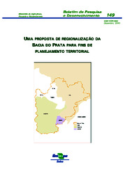Thumbnail de Uma proposta de regionalização da Bacia do Prata para fins de planejamento territorial.