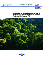 Thumbnail de Estimativas da biomassa acima do solo de florestas secundárias da área de proteção ambiental Rio Macacu (RJ).