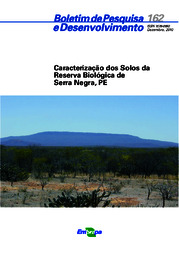 Thumbnail de Caracterização dos solos da Reserva Biológica de Serra Negra, PE.