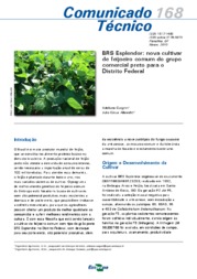 Thumbnail de BRS Esplendor: nova cultivar de feijoeiro comum do grupo comercial preto para o Distrito Federal.