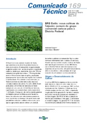 Thumbnail de BRS Estilo: nova cultivar de feijoeiro comum do grupo comercial carioca para o Distrito Federal.