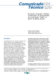Thumbnail de Produção integrada viabiliza certificação de propriedades de lima ácida 'Tahiti' no norte de Minas Gerais.