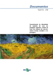 Thumbnail de Caracterização da diversidade de espécies de aves em paisagens agrícolas: estudo de caso nas culturas de cana-de-açúcar, laranja, eucalipto e em pastagens.