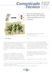 Thumbnail de Uso de termômetro de baixo custo para estimar a evapotranspiração das culturas.