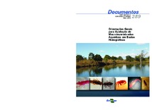 Thumbnail de Orientações gerais para avaliação de macroinvertebrados aquáticos em bacias hidrográficas.