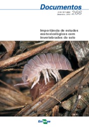 Thumbnail de Importância de estudos ecotoxicológicos com invertebrados do solo.