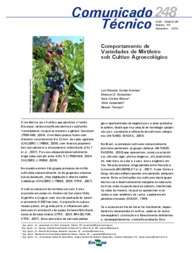 Thumbnail de Comportamento de variedades de mirtileiro sob cultivo agroecológico.