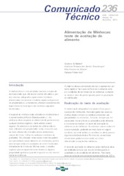 Thumbnail de Alimentação de minhocas: teste de aceitação do alimento.