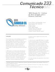 Thumbnail de 'BRS Sinuelo CL': cultivar de arroz irrigado para o sistema Clearfield.