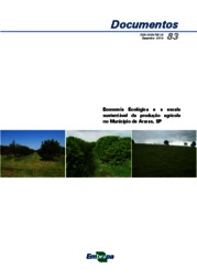 Thumbnail de Economia Ecológica e a escala sustentável da produção agrícola no município de Araras, SP.