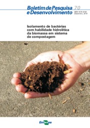 Thumbnail de Isolamento de bactérias com habilidade hidrolítica da biomassa em sistema de compostagem.