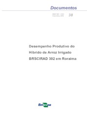 Thumbnail de Desempenho Produtivo do Híbrido de Arroz Irrigado BRSCIRAD 302 em Roraima.