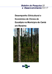 Thumbnail de Desempenho silvicultural e econômico de clones de eucalipto no município do Cantá em Roraima.