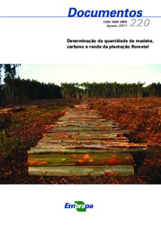 Thumbnail de Determinação da quantidade de madeira, carbono e renda da plantação florestal.
