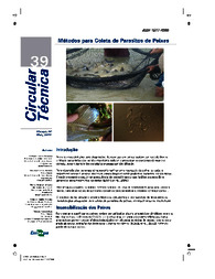 Thumbnail de Métodos para coleta de parasitos de peixes.