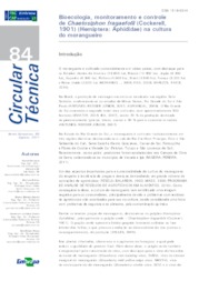 Thumbnail de Bioecologia, monitoramento e controle de Chaetosiphon fragaefolli (Cockerell, 1901) (Hemiptera: Aphididae) na cultura do morangueiro.