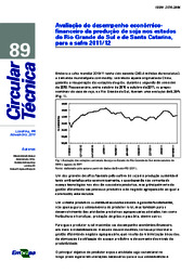Thumbnail de Avaliação do desempenho econômico-financeiro da produção de soja nos estados do Rio Grande do Sul e de Santa Catarina, para a safra 2011/12.