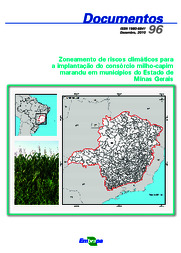 Thumbnail de Zoneamento de riscos climáticos para a implantação do consórcio milho-capim Marandu em municípios do estado de Minas Gerais.