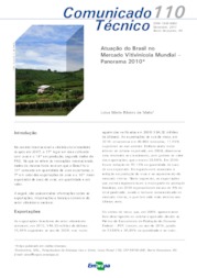 Thumbnail de Atuação do Brasil no mercado vitivinícola mundial - panorama 2010.