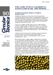 Thumbnail de Grãos verdes: influência na qualidade dos produtos à base de soja - Série Sementes.