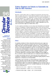 Thumbnail de Cultivo orgânico de cebola no Submédio do Vale do São Francisco.