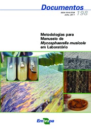 Thumbnail de Metodologia para manuseio de Mycosphaerella musicola em laboratório.