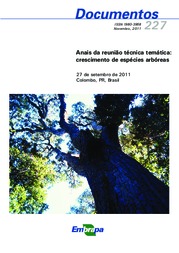 Thumbnail de Crescimento de espécies arbóreas: anais.