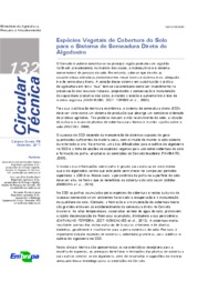 Thumbnail de Espécies vegetais de cobertura do solo para o sistema de semeadura direta do algodoeiro.
