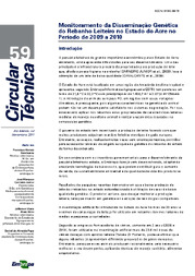 Thumbnail de Monitoramento da disseminação genética do rebanho leiteiro no estado do Acre no período de 2009 a 2010 .
