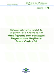 Thumbnail de Estabelecimento inicial de leguminosas arbóreas em área íngreme com pastagem degradada na região da Costa Verde - RJ.