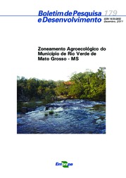 Thumbnail de Zoneamento agroecológico do Município de Rio Verde de Mato Grosso - MS.