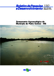 Thumbnail de Zoneamento agroecológico do município de Pedro Gomes - MS.