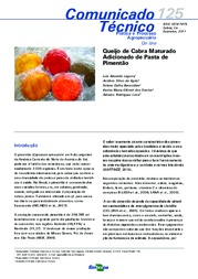 Thumbnail de Queijo de cabra maturado adicionado de pasta de pimentão.