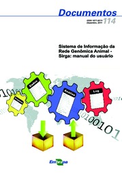 Thumbnail de Sistema de Informação da Rede Genômica Animal - Sirga: manual do usuário.