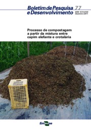 Thumbnail de Processo de compostagem a partir da mistura entre capim elefante e crotalária.