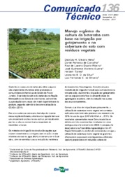 Thumbnail de Manejo orgânico da cultura da beterraba com base na irrigação por gotejamento e na cobertura do solo com resíduos vegetais.