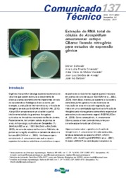Thumbnail de Extração de RNA total de células de Azospirillum amazonense estirpe CBamc fixando nitrogênio para estudos de expressão gênica.