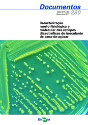 Thumbnail de Caracterização morfo-fisiológica e molecular das estirpes diazotróficas do inoculante de cana-de-açúcar.