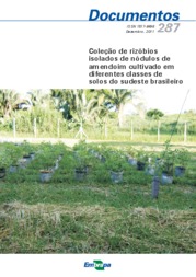 Thumbnail de Coleção de rizóbios isolados de nódulos de amendoim cultivado em diferentes classes de solos do Sudeste Brasileiro.