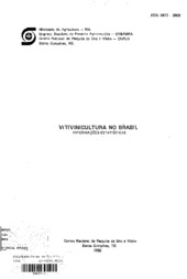 Thumbnail de Vitivinicultura no Brasil: informações estatísticas.