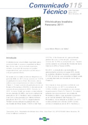 Thumbnail de Vitivinicultura brasileira: panorama 2011.