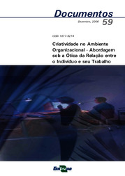 Thumbnail de Criatividade no ambiente organizacional - abordagem sob a ótica da relação entre o Indivíduo e seu trabalho.