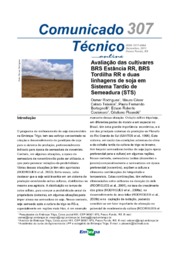 Thumbnail de Avaliação das cultivares BRS Estância RR, BRS Tordilha RR e duas linhagens de soja em Sistema Tardio de Semeadura (STS).