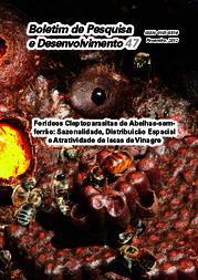 Thumbnail de Forídeos cleptoparasitas de abelhas-sem-ferrão: sazonalidade, distribuição espacial e atratividade de iscas de vinagre.