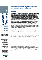 Thumbnail de Sistema de informação geográfica das áreas amostrais do projeto GeoDegrade.