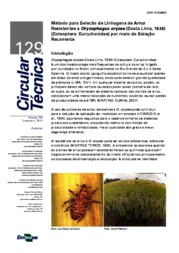 Thumbnail de Método para seleção de linhagens de arroz resistentes a oryzophagus oryzae (Costa Lima, 1936) (Coleoptera: Curculionidae) por meio de seleção recorrente.