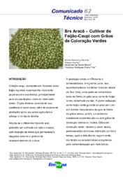 Thumbnail de Brs Aracê - Cultivar de Feijão-Caupi com Grãos de Coloração Verdes.