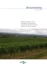 Thumbnail de A Marca coletiva como estratégia organizacional: o caso dos vinhos finos de altitude de Santa Catarina.