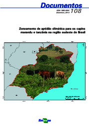 Thumbnail de Zoneamento de aptidão climática para os capins marandu e tanzânia na região sudeste do Brasil.