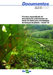 Thumbnail de Processo especializado de descoberta de conhecimento em bases de dados para a modelagem de doenças de plantas - versão 1.0.